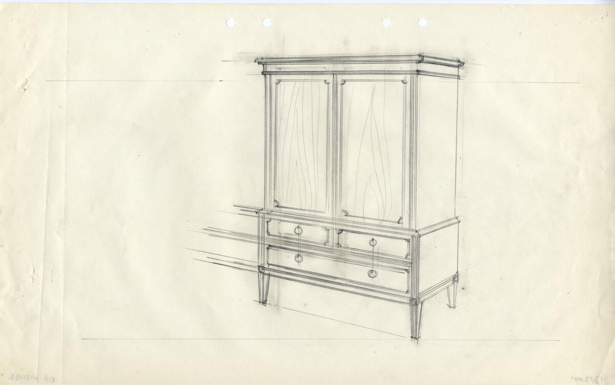 Sovrumsmöbler 88 st, skåp, sideboard, sekretärer, 47 st.