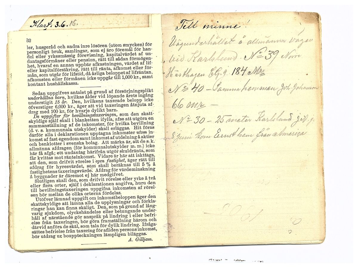 Gullereddagboken 1912 1
