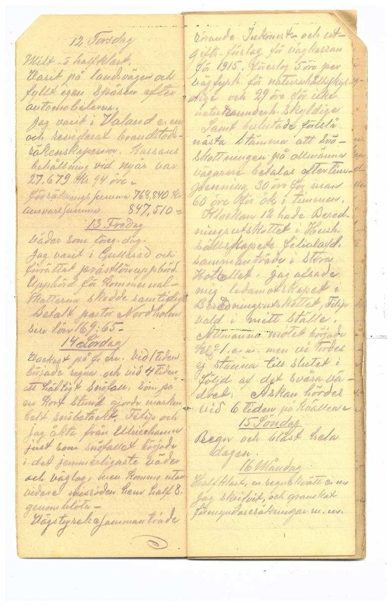 Gullereddagboken 1914 2