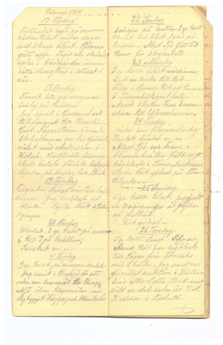 Gullereddagboken 1914 2