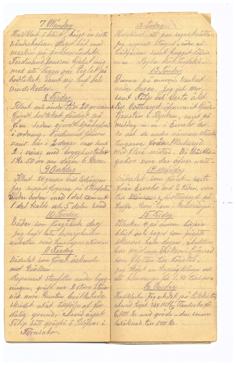 Gullereddagboken 1914 2