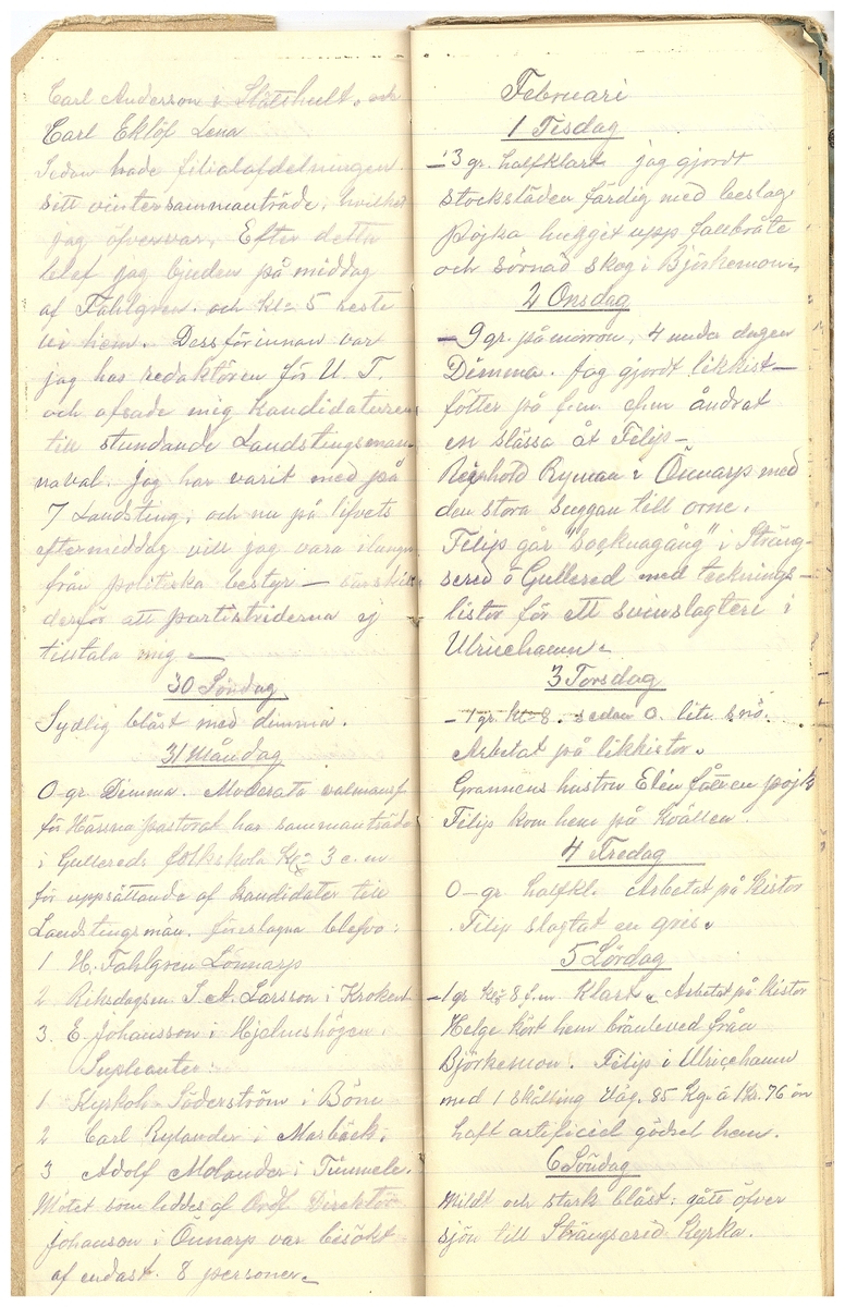 Gullereddagboken 1916 3