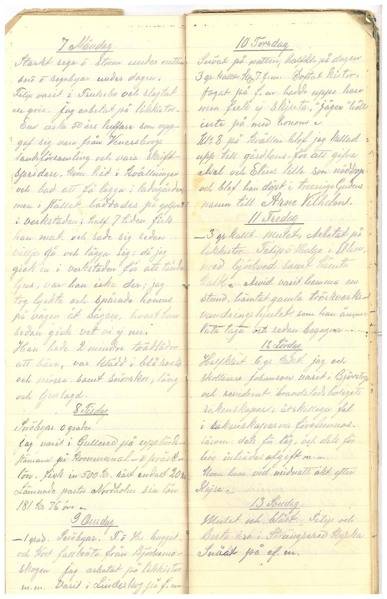 Gullereddagboken 1916 3