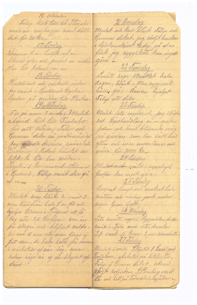 Gullereddagboken 1914 2