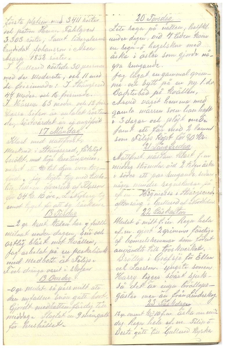 Gullereddagboken 1916 3