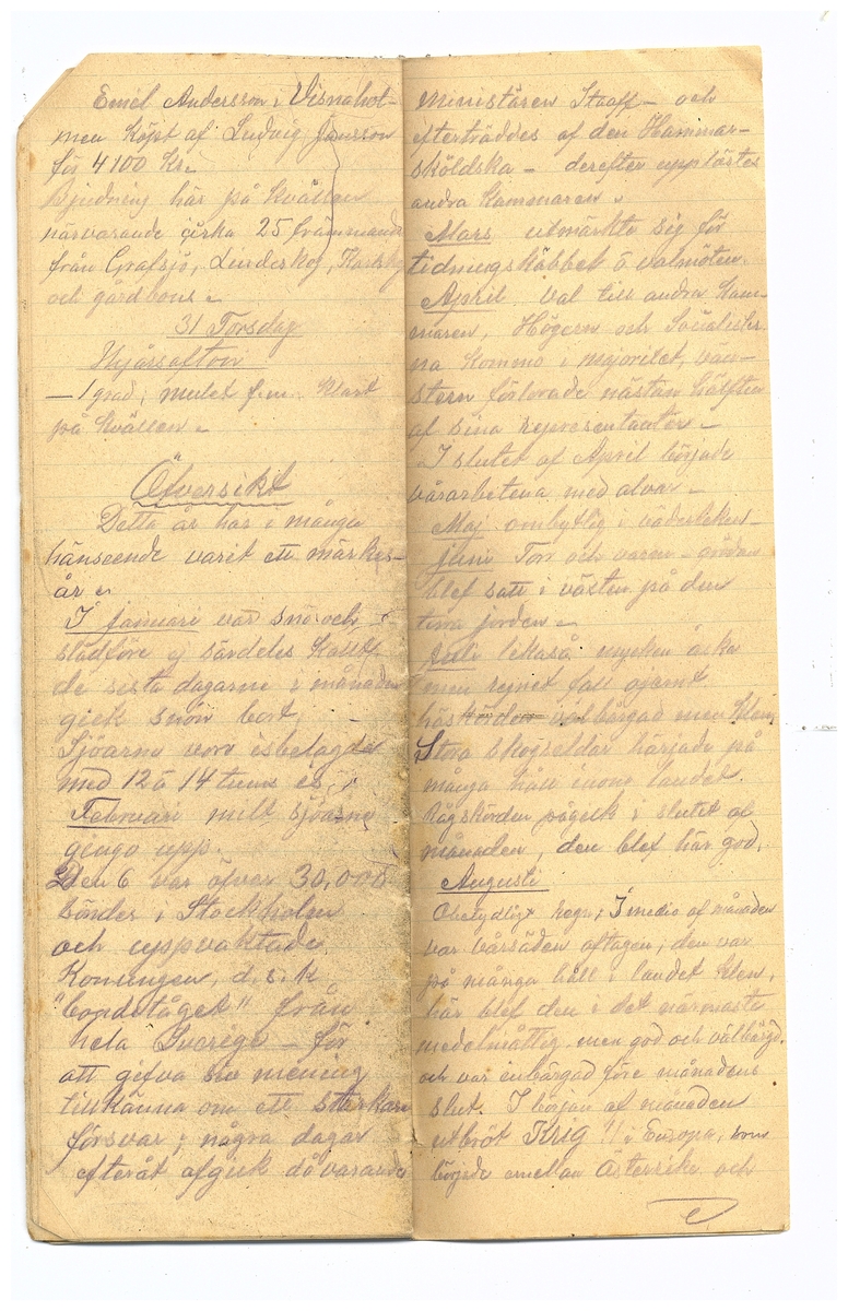 Gullereddagboken 1914 2