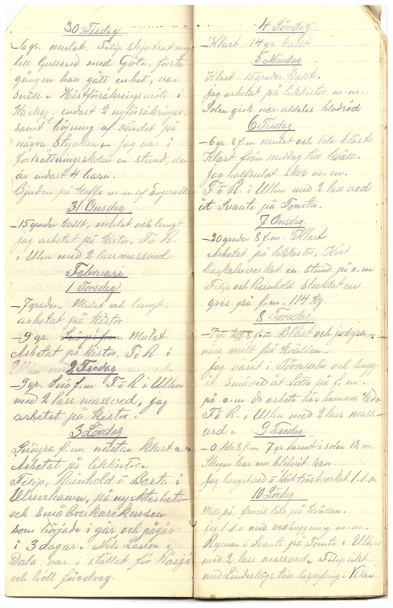 Gullereddagboken 1917 3