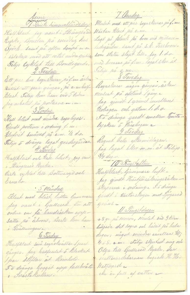 Gullereddagboken 1916 3