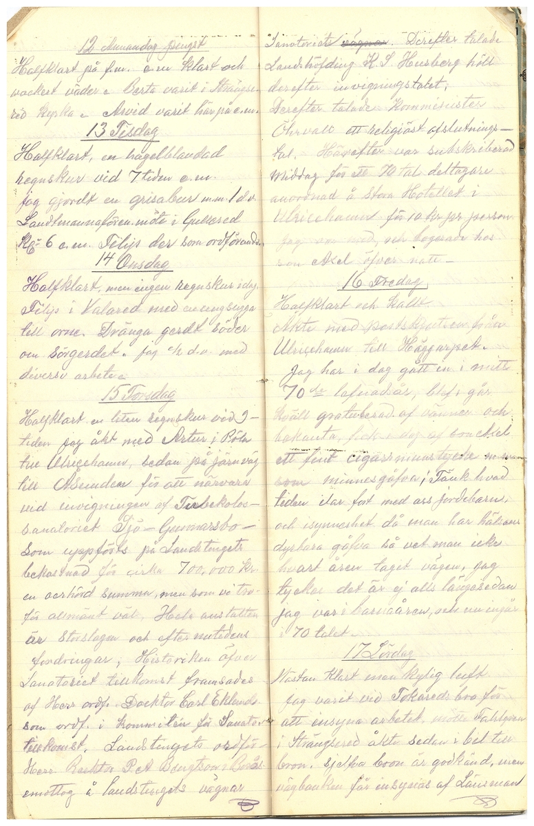 Gullereddagboken 1916 3