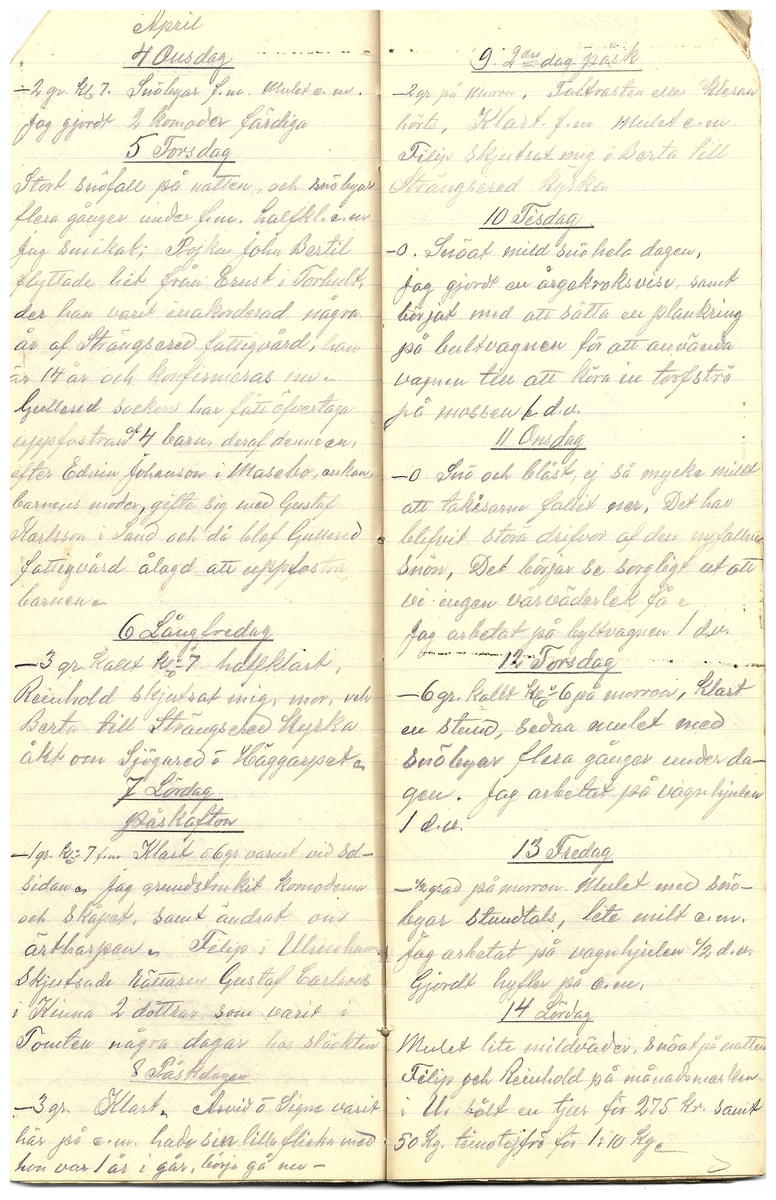 Gullereddagboken 1917 3