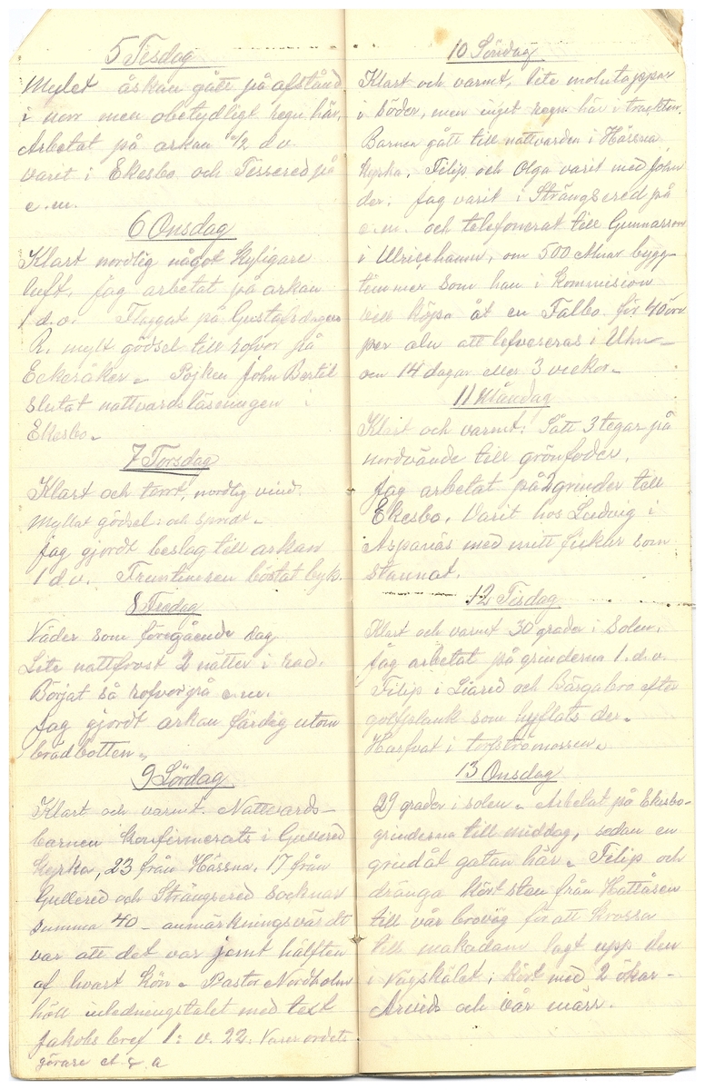 Gullereddagboken 1917 3