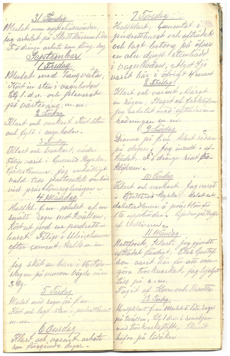 Gullereddagboken 1916 3