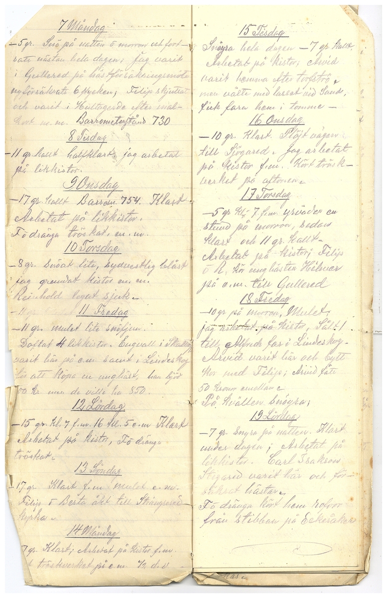 Gullereddagboken 1918 2
