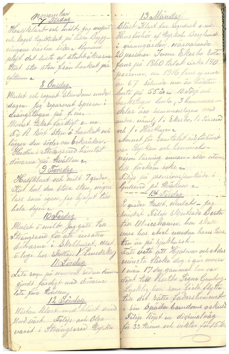 Gullereddagboken 1916 3