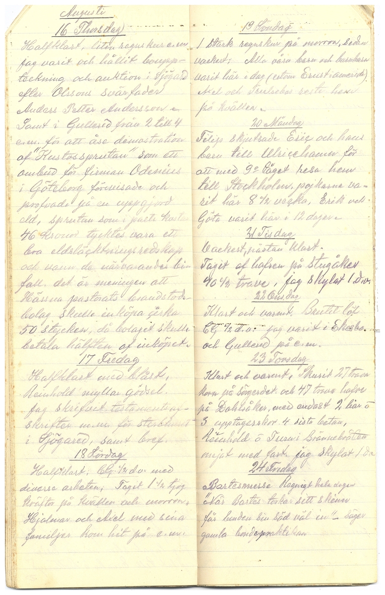 Gullereddagboken 1917 3