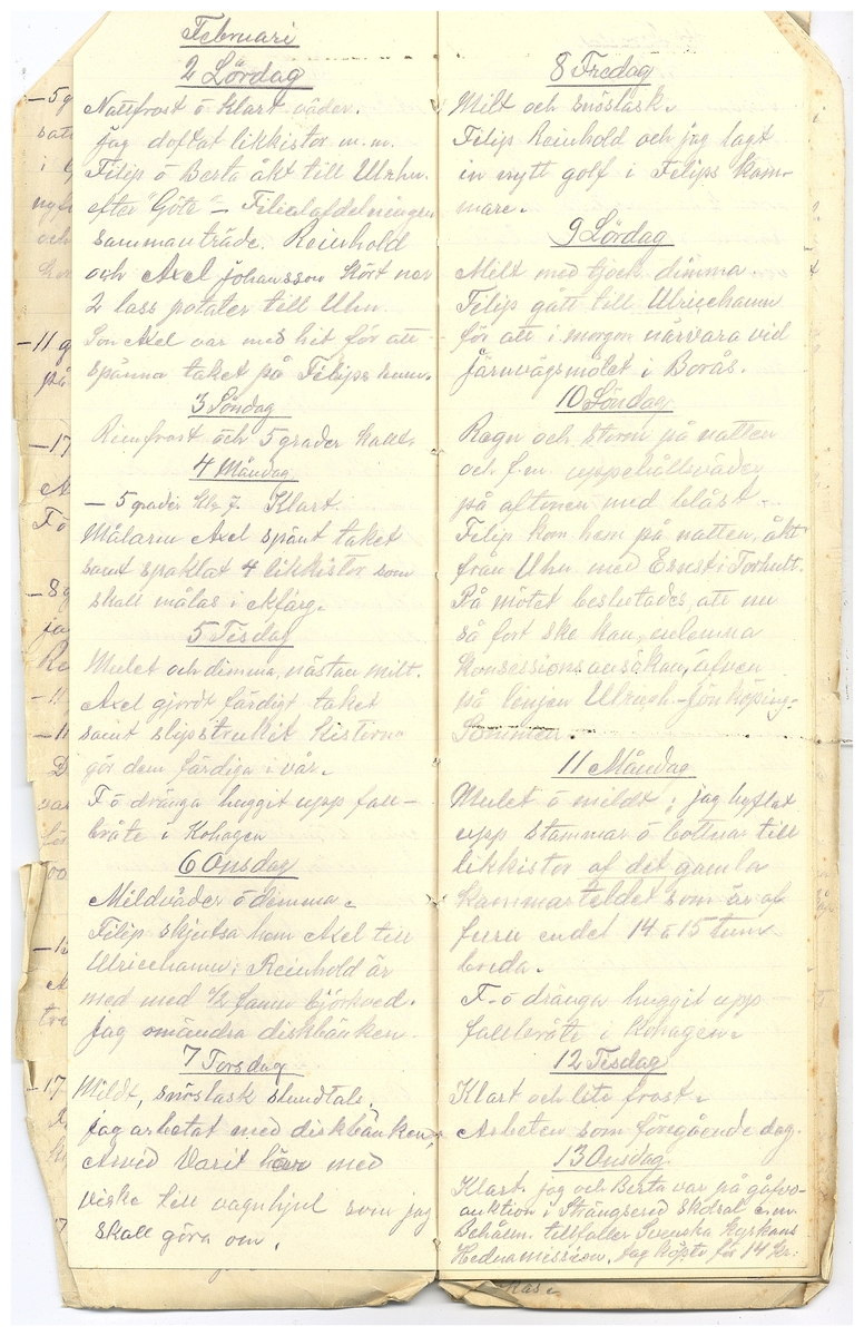 Gullereddagboken 1918 2