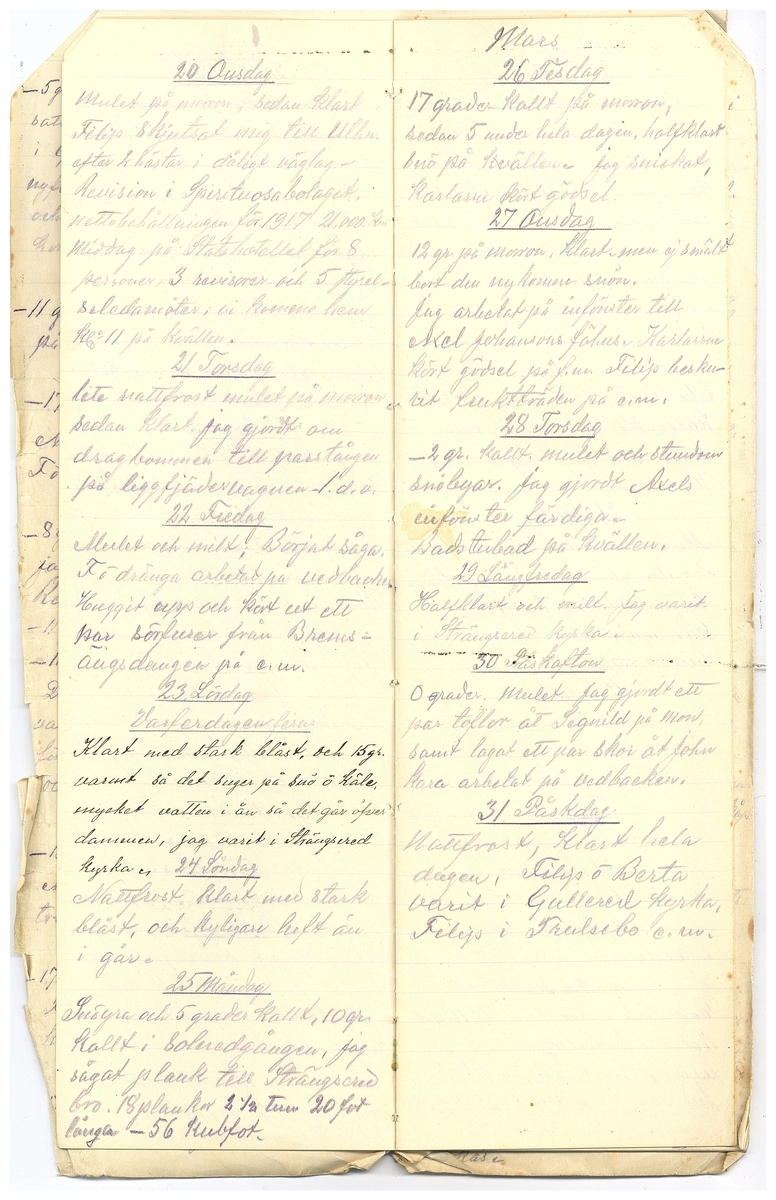 Gullereddagboken 1918 2