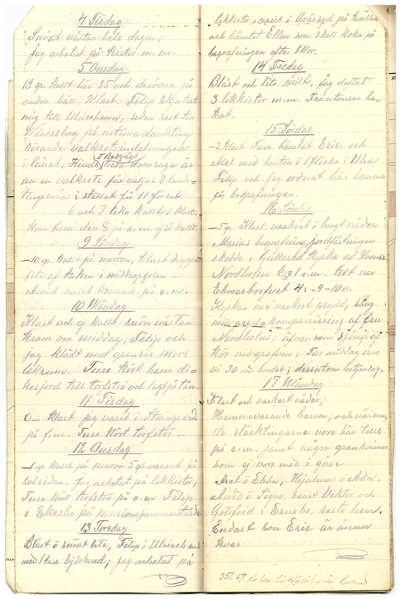 Gullereddagboken 1919 2
