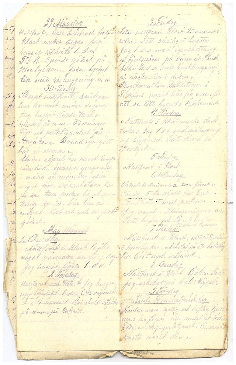 Gullereddagboken 1918 2