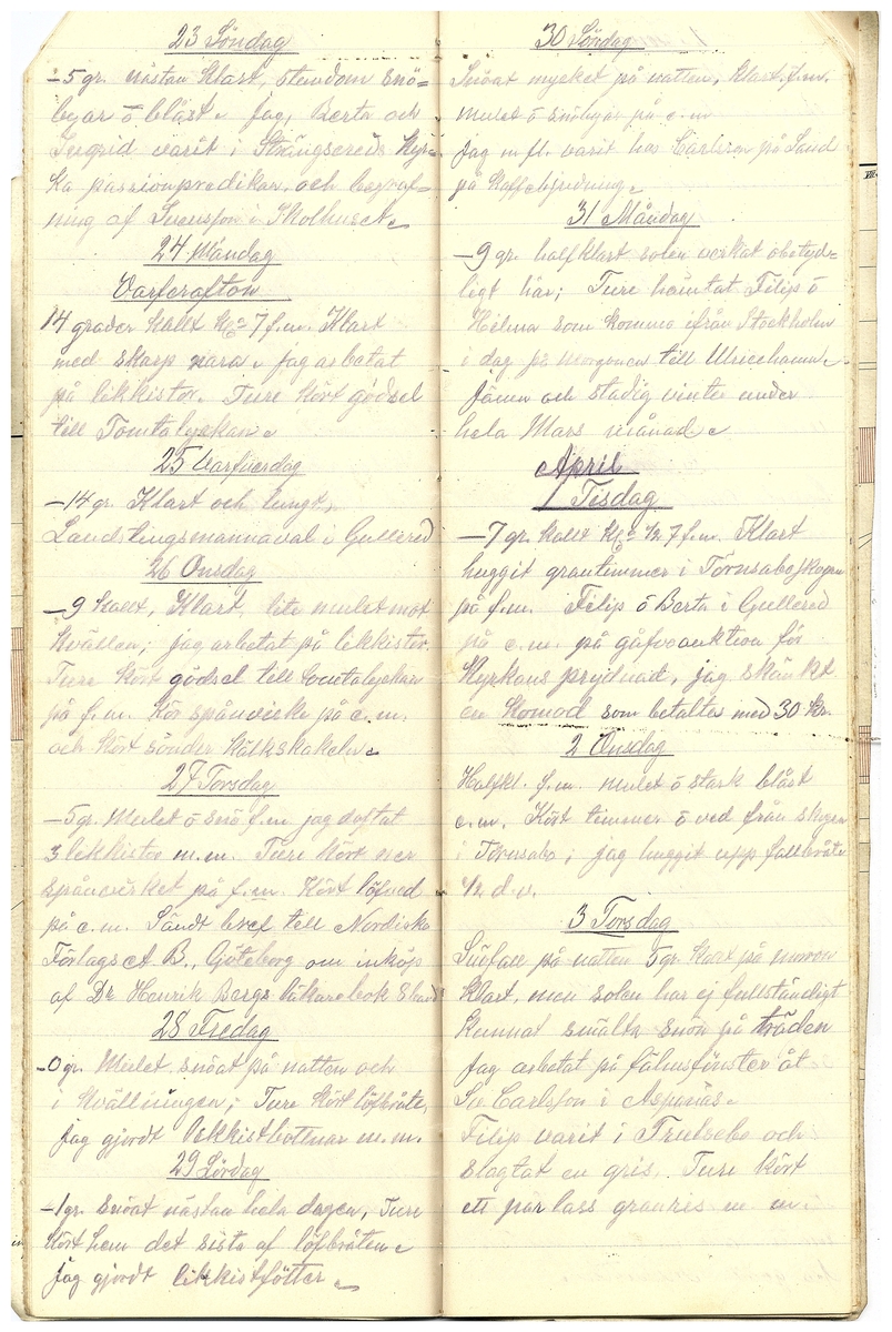 Gullereddagboken 1919 2
