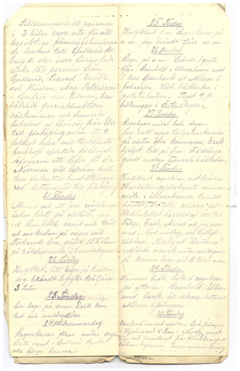Gullereddagboken 1918 2