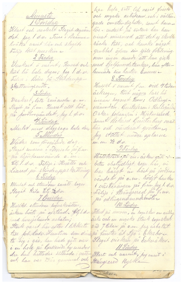 Gullereddagboken 1918 2