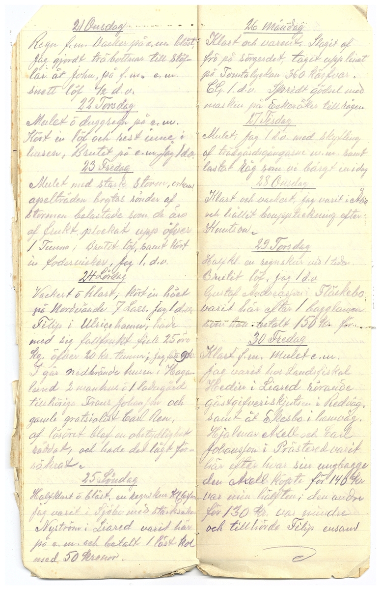 Gullereddagboken 1918 2