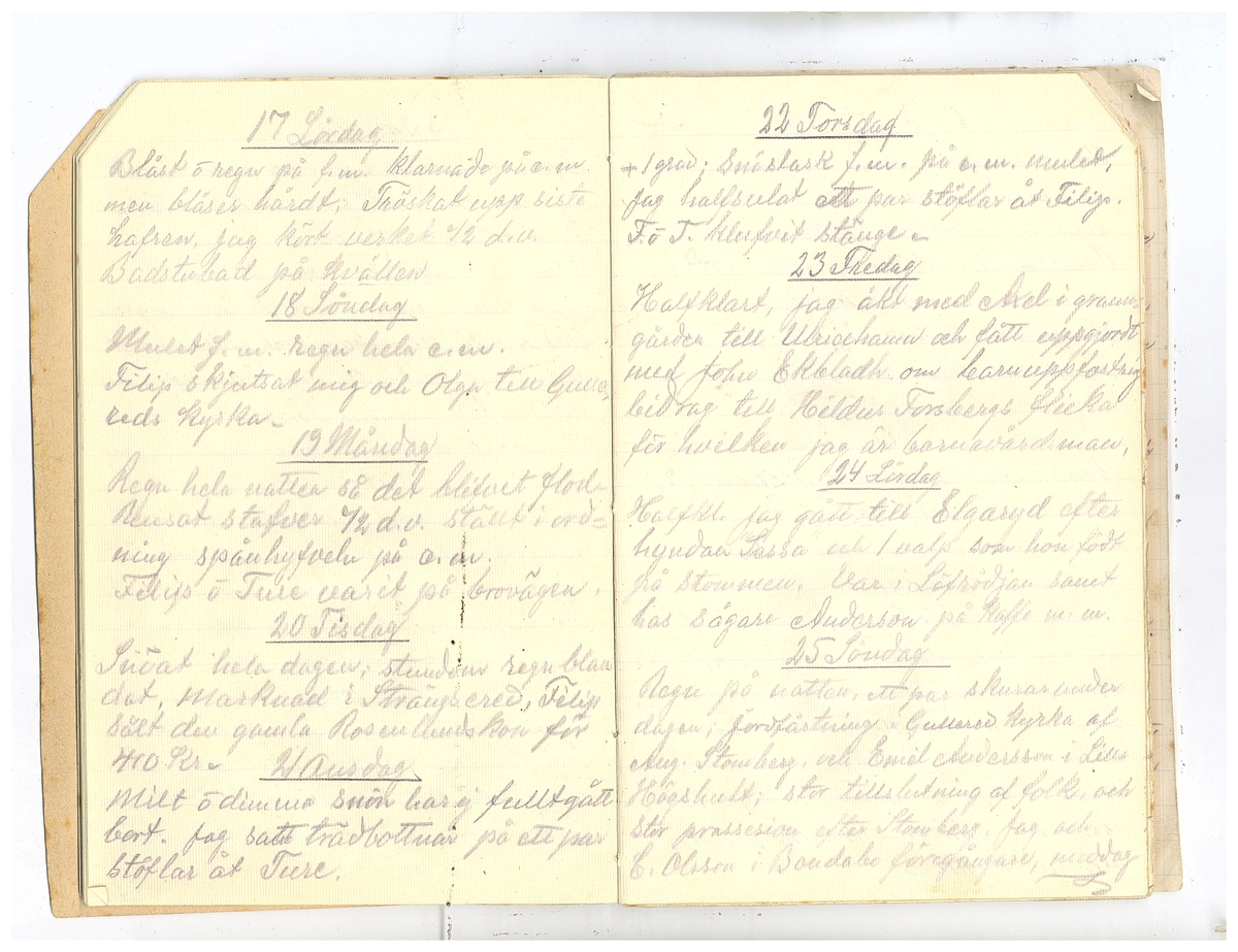 Gullereddagboken 1920 2
