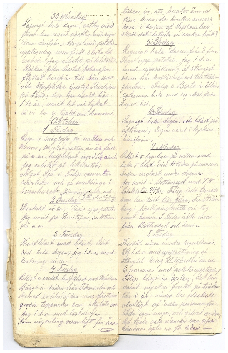 Gullereddagboken 1918 2