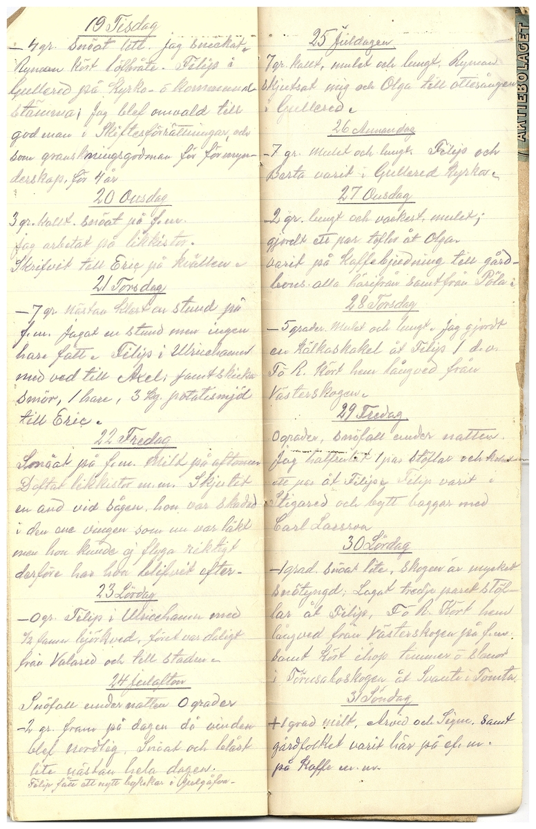 Gullereddagboken 1916 3