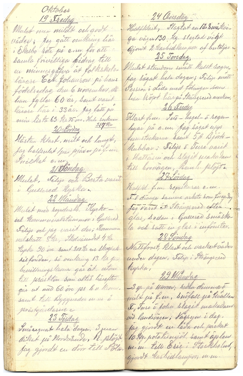 Gullereddagboken 1917 3