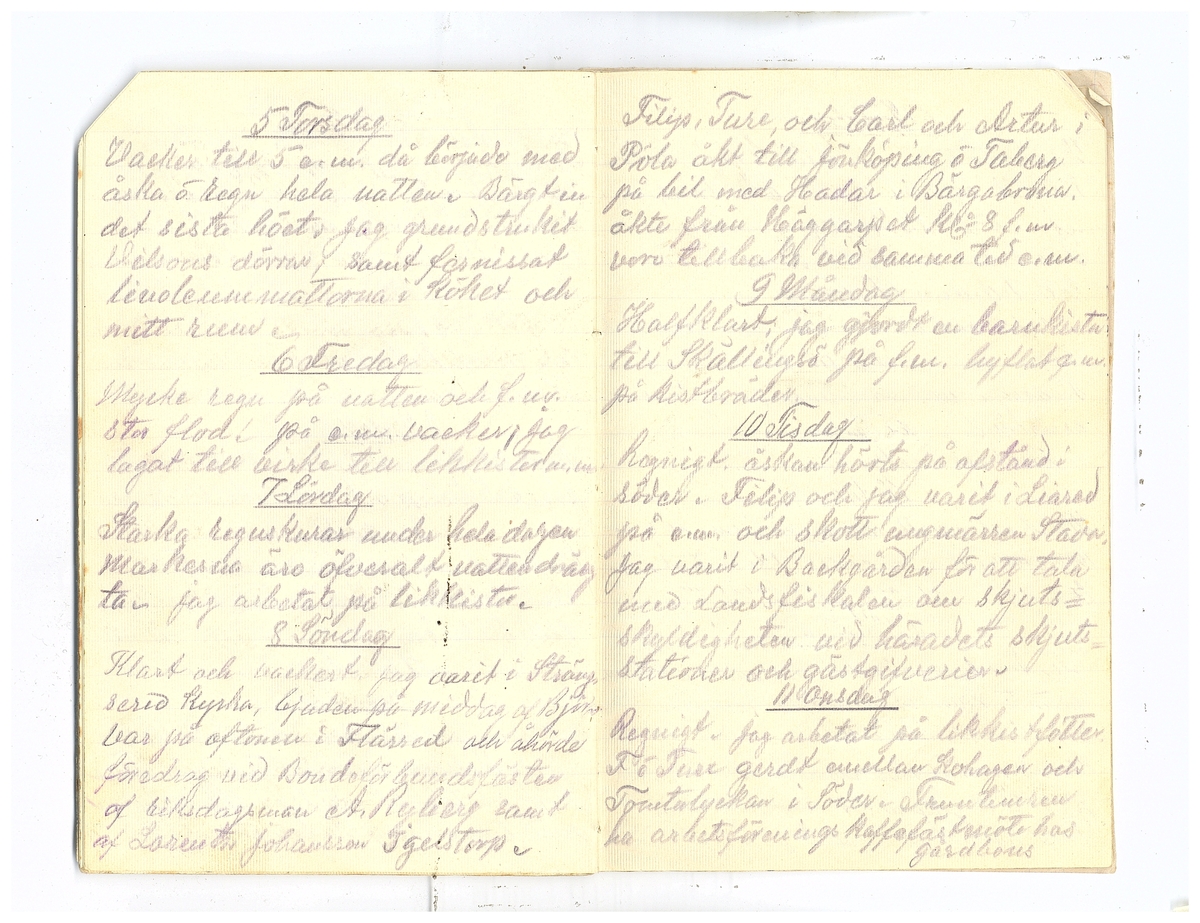 Gullereddagboken 1920 2