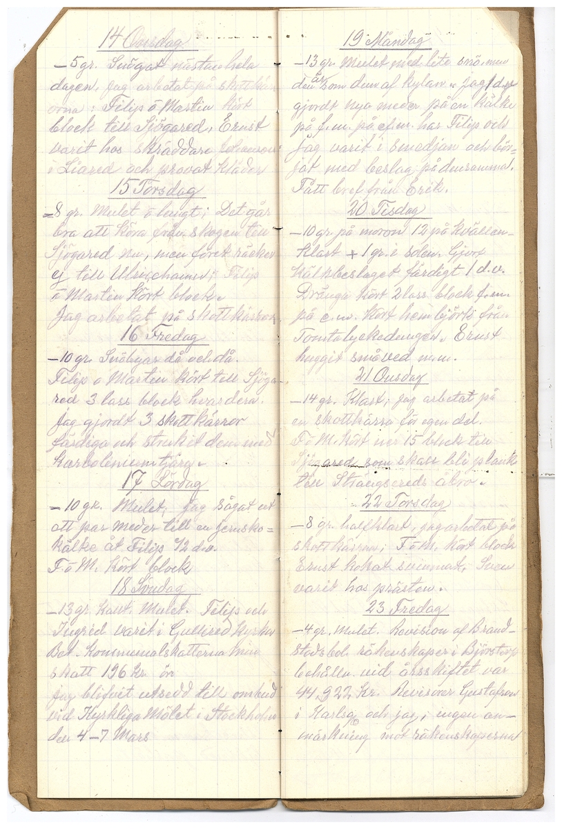 Gullereddagboken 1923 2