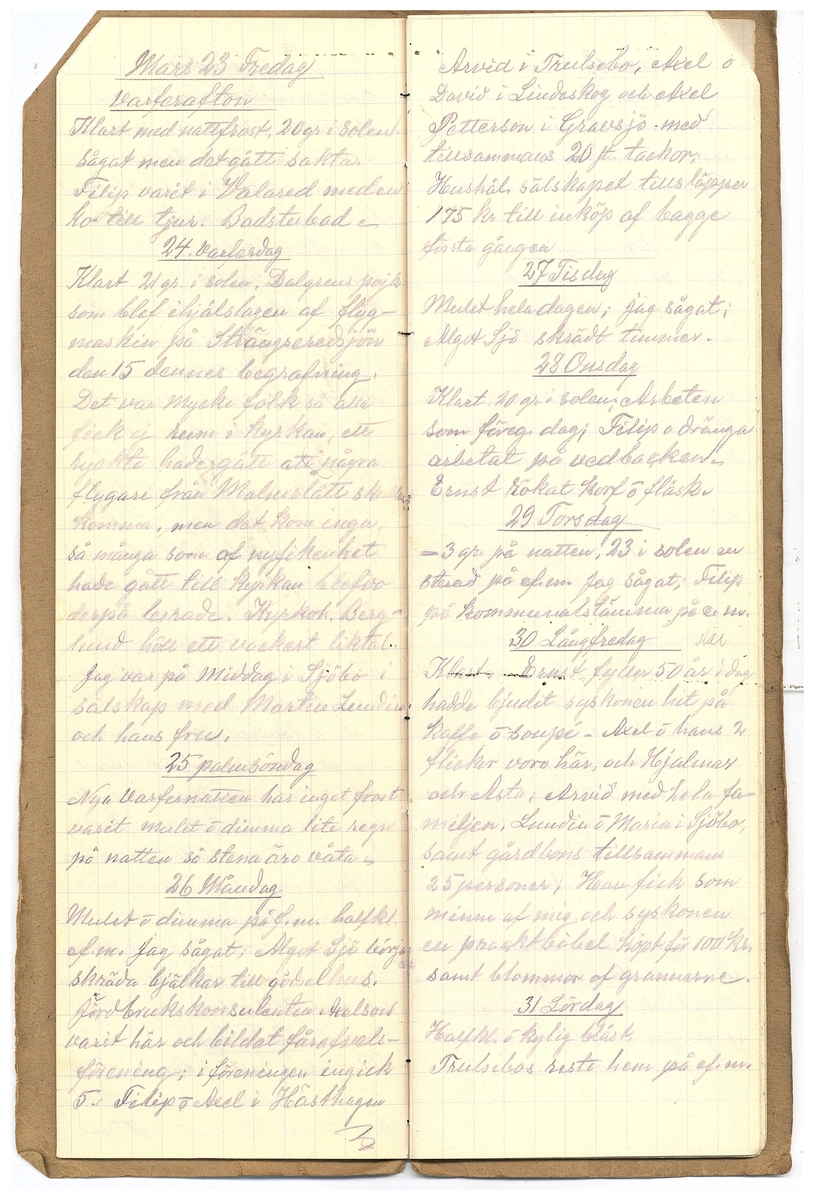 Gullereddagboken 1923 2
