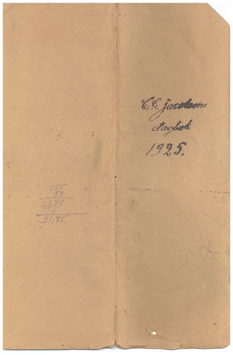 Gullereddagboken 1925