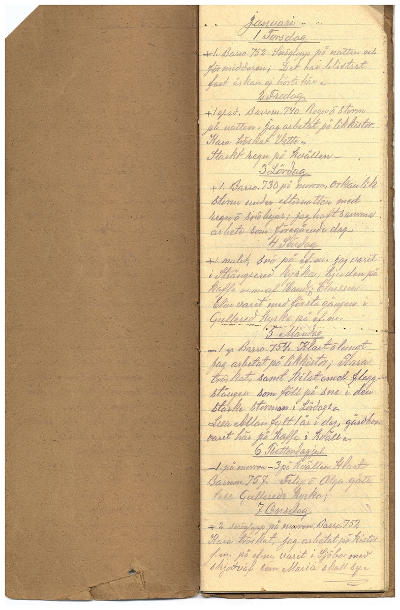 Gullereddagboken 1925