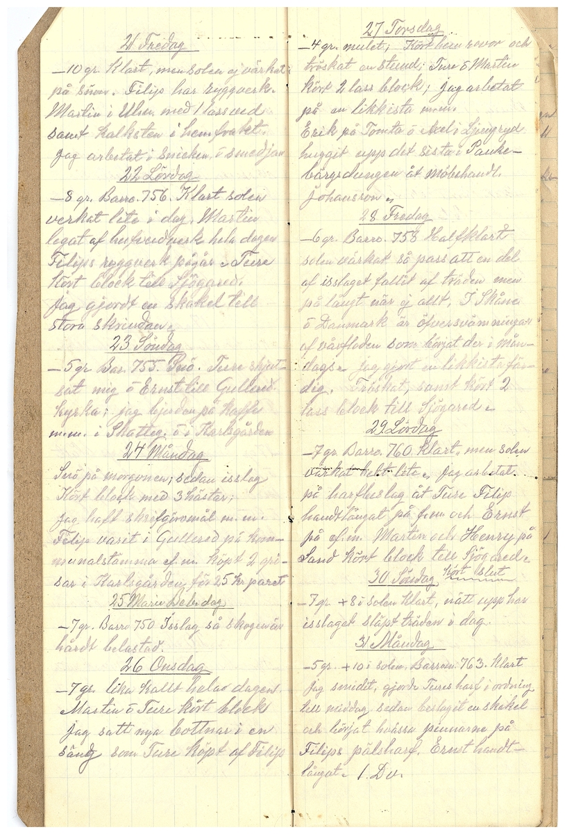 Gullereddagboken 1924 2