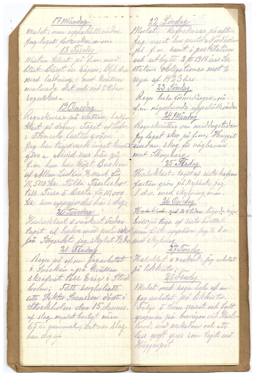 Gullereddagboken 1923 2