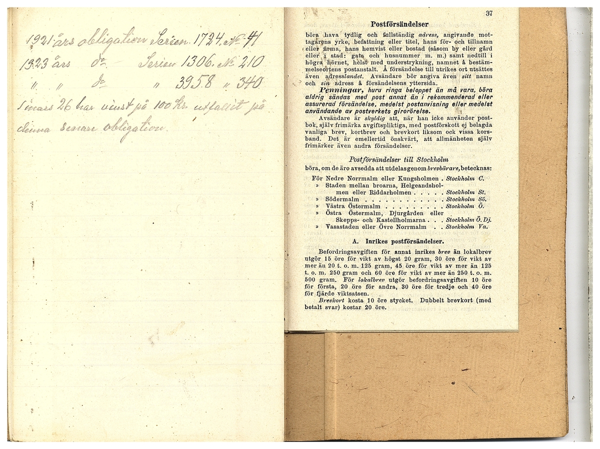 Gullereddagboken 1926 1