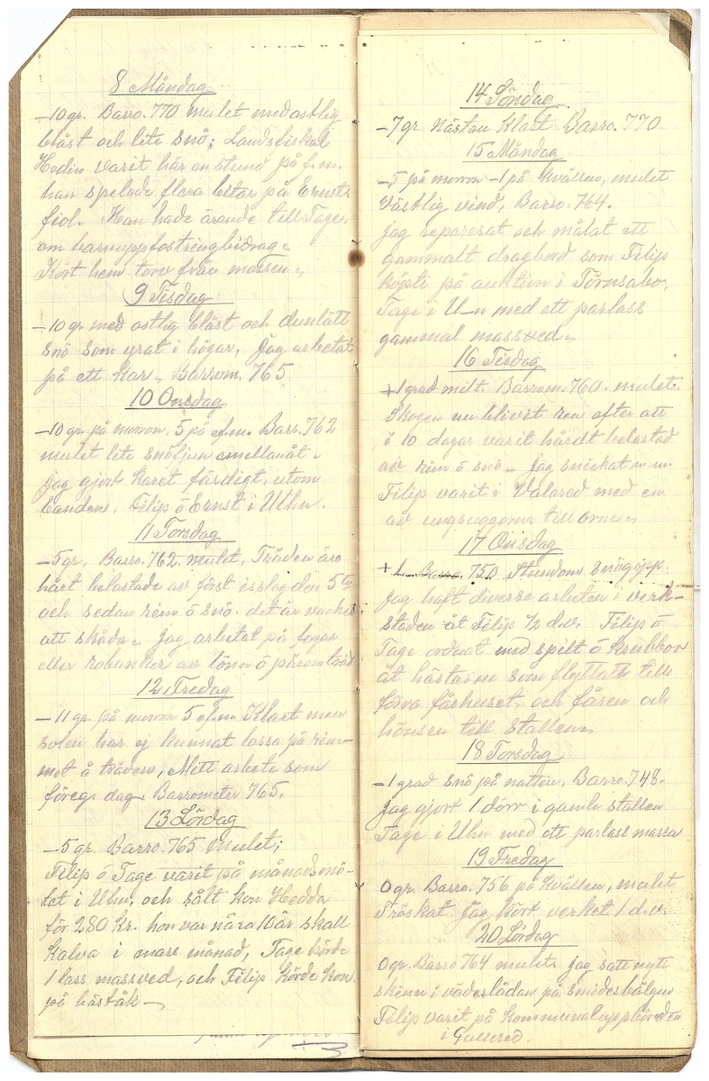 Gullereddagboken 1926 2