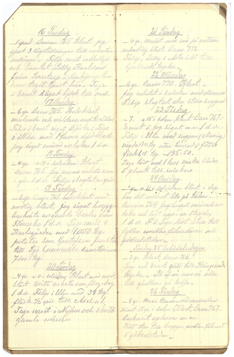 Gullereddagboken 1926 2