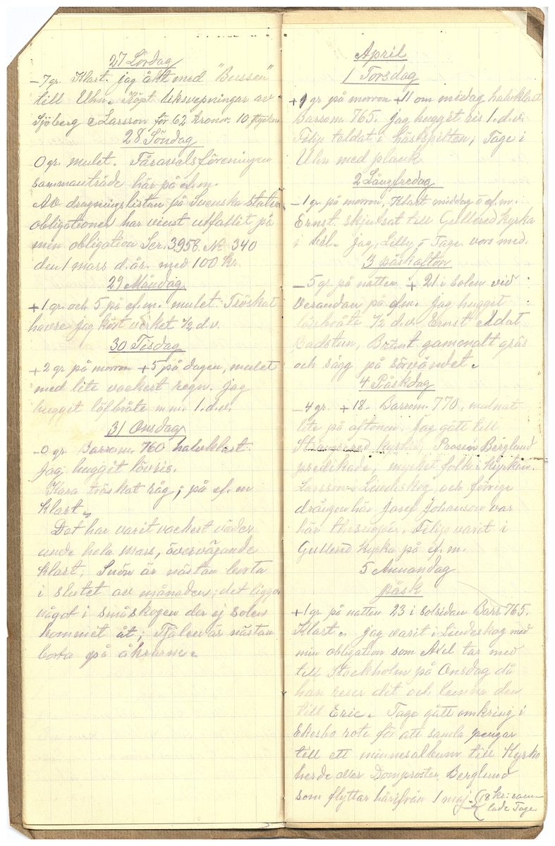 Gullereddagboken 1926 2