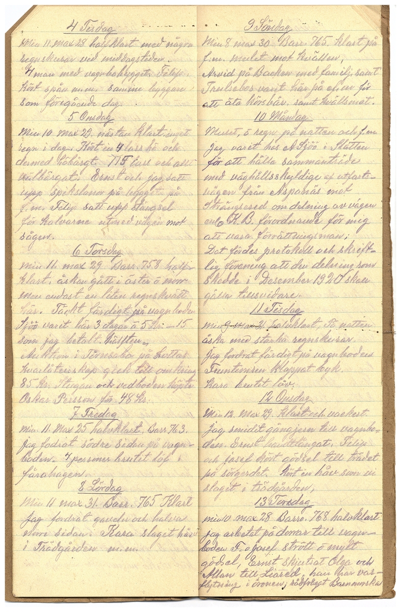 Gullereddagboken 1925