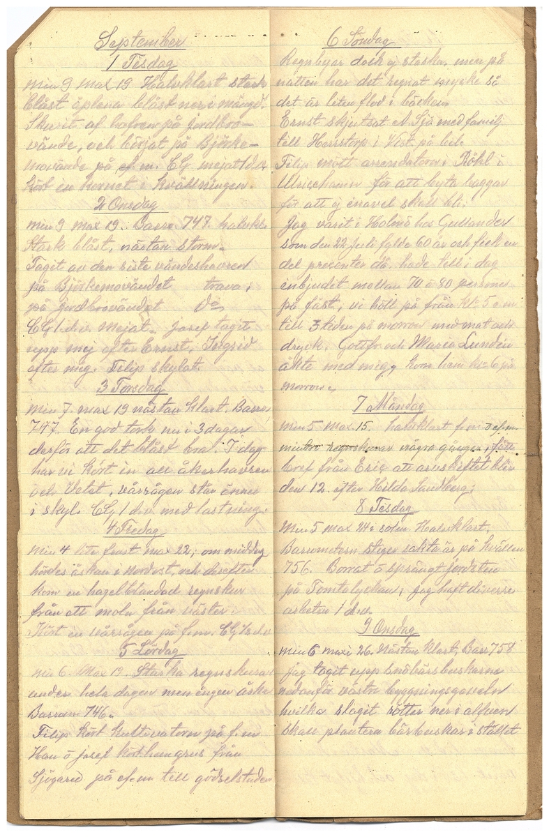 Gullereddagboken 1925