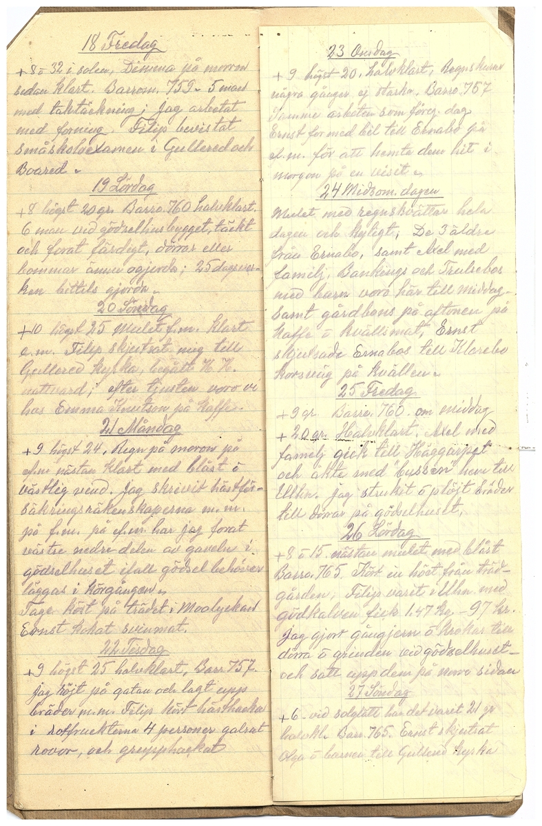 Gullereddagboken 1926 2