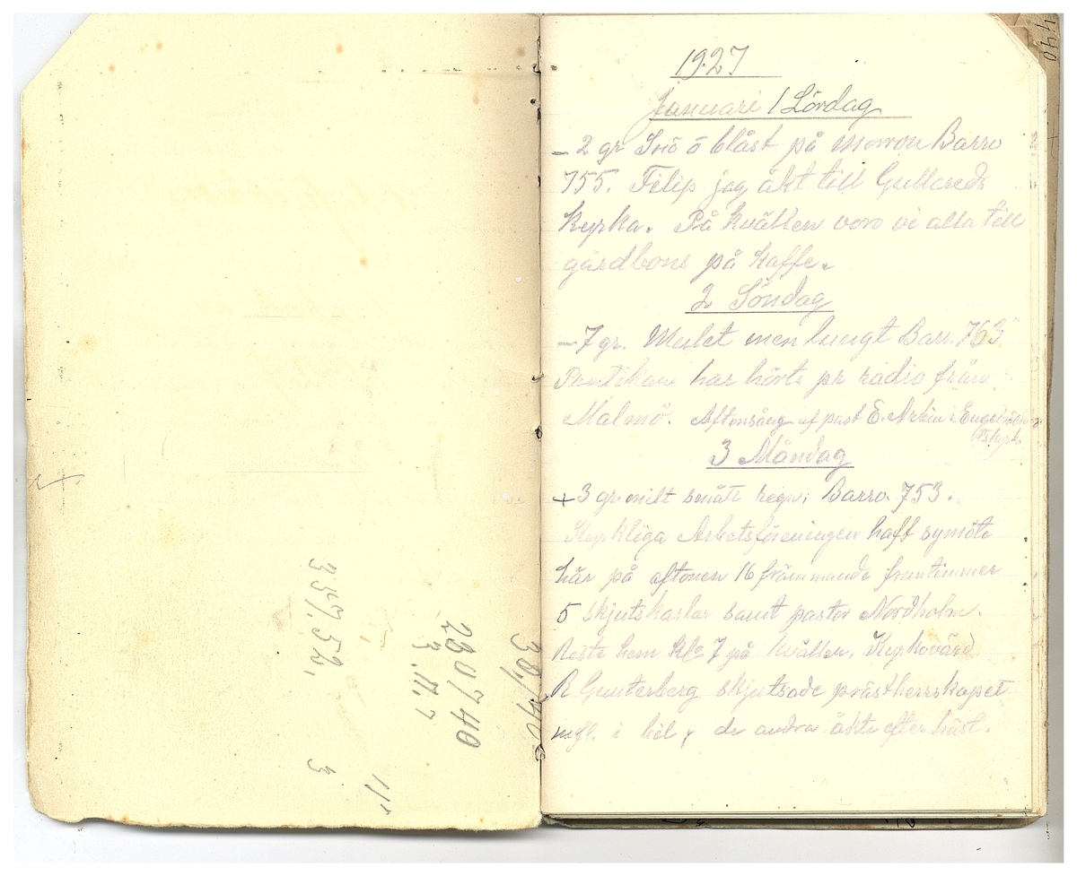 Gullereddagboken 1927 2