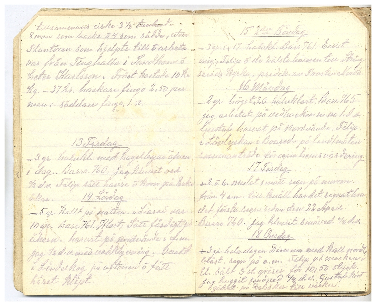 Gullereddagboken 1927 2
