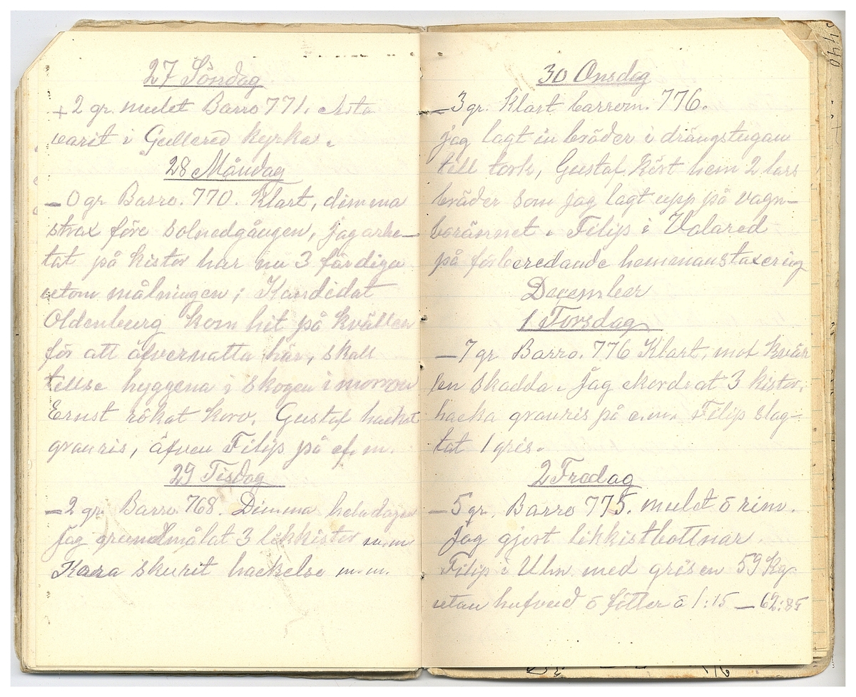 Gullereddagboken 1927 2