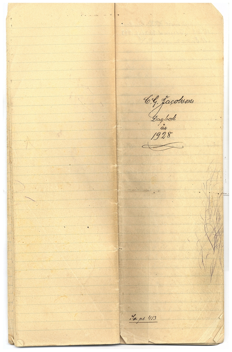 Gullereddagboken 1928
