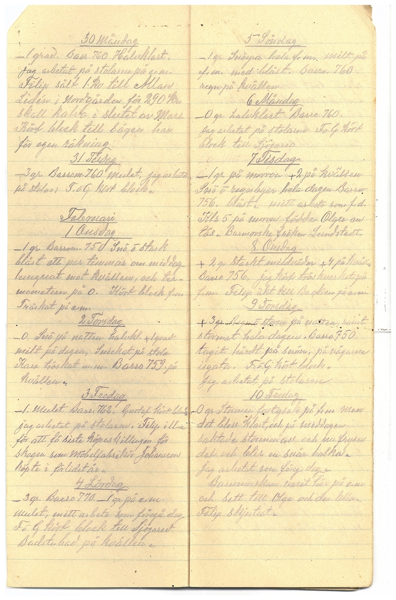 Gullereddagboken 1928